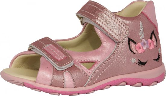Szamos dievčenské kožené sandále 4319-40183