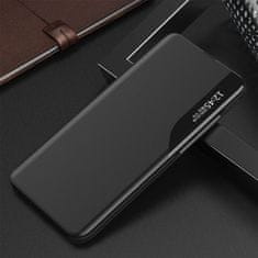 MG Eco Leather View knižkové puzdro na Xiaomi Poco M3 / Redmi 9T, čierne