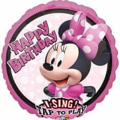 Amscan Spievajúci fóliový balón Minnie Mouse 71cm