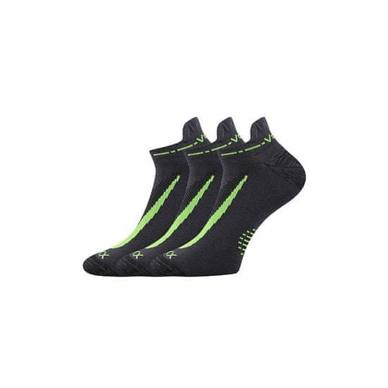 Voxx 3PACK ponožky tmavo sivé (Rex 10)