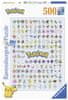Puzzle 147816 Prvých 151 Pokémonov 500 dielikov