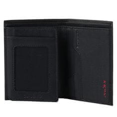Samsonite Pánska kožená peňaženka Pro-DLX 5 SLG 109 černá