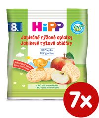 HiPP BIO Jablkové ryžové oblátky - 7x30g