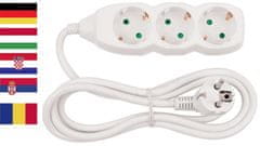 Strend Pro Cable GERMAN socket Strend Pro DG-805B 1,50 m, 5 sockets, HU, RO, SRB, CRO
