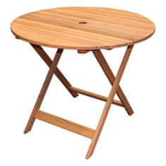 ST LEISURE EQUIPMENT Stôl LEQ SVENDBORG, 90x90x72 cm, drevený, okruhly