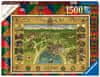 Ravensburger Puzzle 165995 Mapa Rokfortu 1500 dielikov