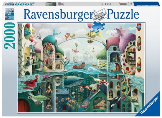 Ravensburger Puzzle 168231 Keby ryby mohli chodiť 2000 dielikov