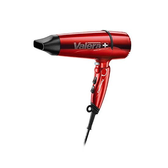 VALERA Ľahký profesionálny fén na vlasy so sklopnou rukoväťou Swiss Light 5400 Fold Away Ionic Red