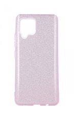 TopQ Kryt Samsung A42 glitter ružový 55355