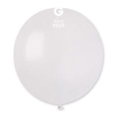 Gemar Balóny guľaté metalické biele 48cm 10ks