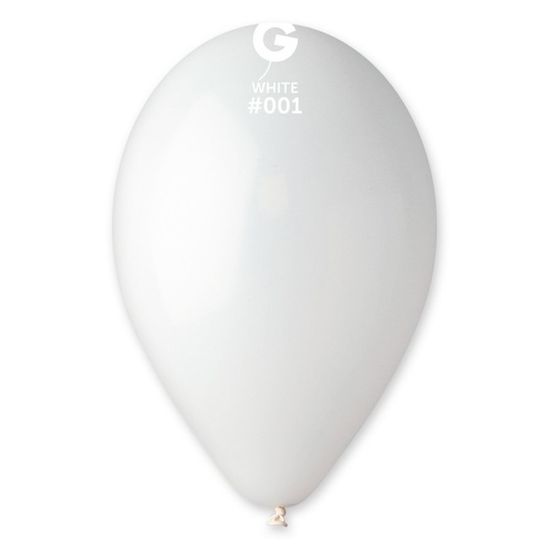 Gemar Balóny biele 30cm 100ks