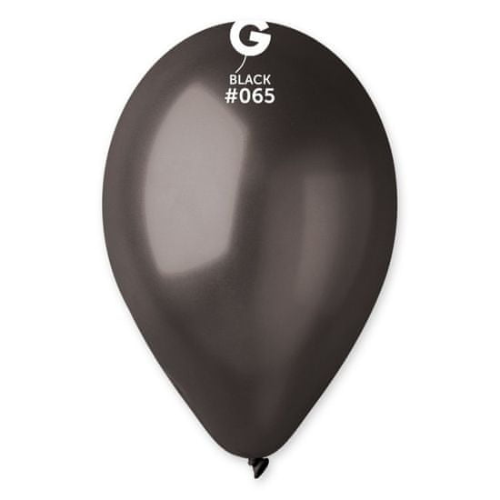 Gemar Balóny metalické čierne 30cm 50ks