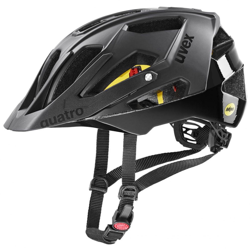 Uvex helma Quatro CC MIPS 52-57 cm All Black - rozbalené