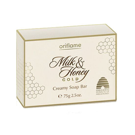 Oriflame Krémové mydlo Milk & Honey Gold (Creamy Soap Bar) 75 g