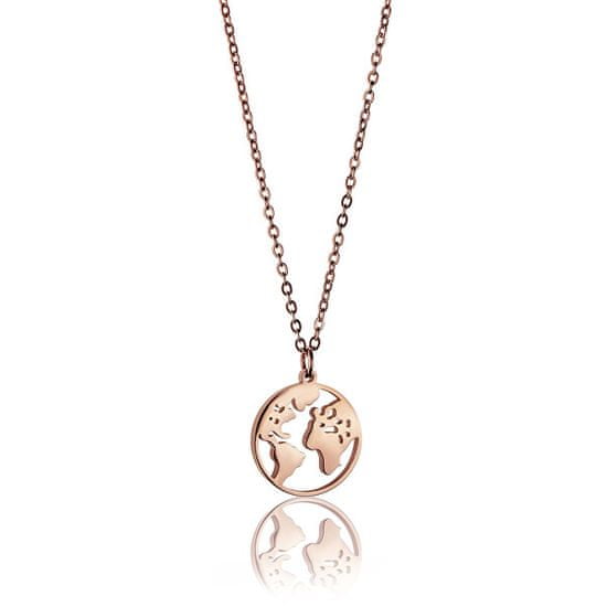 Emily Westwood Štýlový náhrdelník s motívom sveta WN1014R