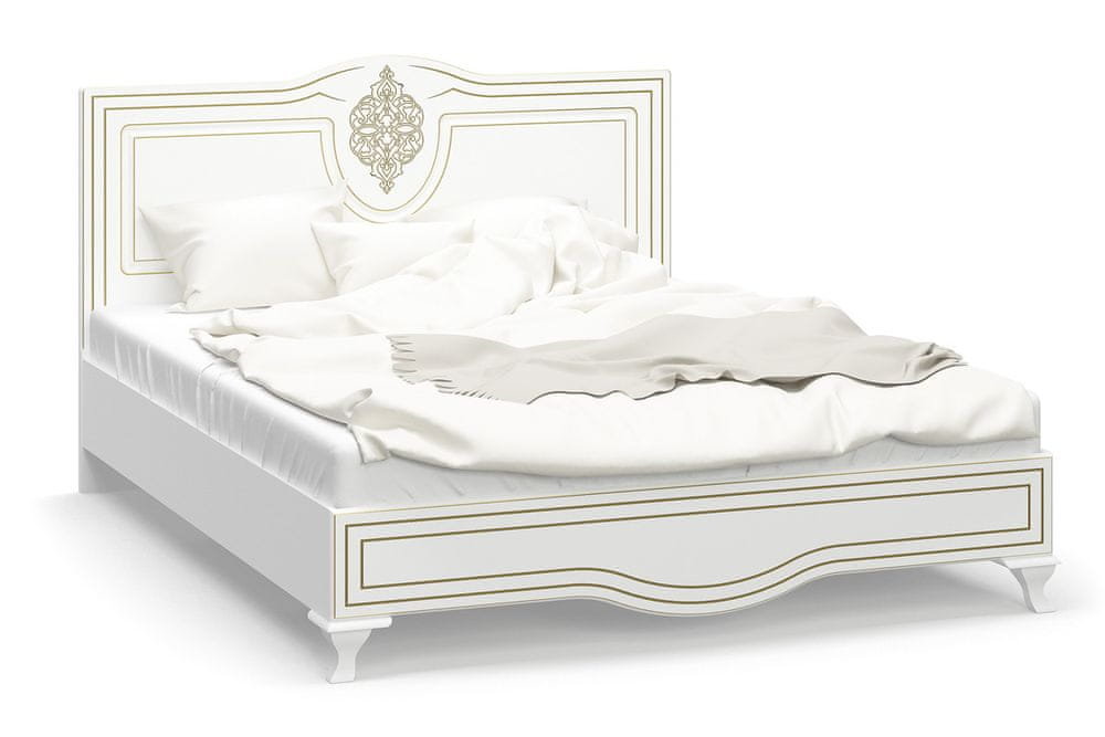 VerDesign MISTER manželská posteľ 160 x 200 cm, biela