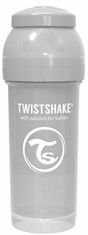 Twistshake Dojčenská fľaša Anti-Colic 260ml (dudl.M) Pastelovo sivá