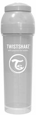 Twistshake Dojčenská fľaša Anti-Colic 330ml (dudl.L) Pastelovo sivá