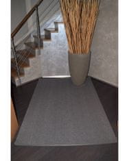 Kusový koberec Supersoft 850 tm. šedý 60x100