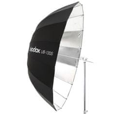 Godox UB-130S 130cm parabolický odrazný dáždnik strieborný