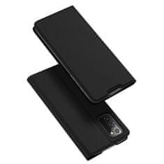 Dux Ducis Skin X knižkové kožené puzdro na Samsung Galaxy Note 20, čierne