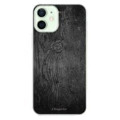 iSaprio Silikónové puzdro - Black Wood 13 pre Apple iPhone 12 Mini