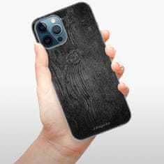 iSaprio Silikónové puzdro - Black Wood 13 pre Apple iPhone 12 Pro
