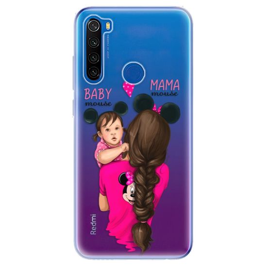 iSaprio Silikónové puzdro - Mama Mouse Brunette and Girl pre Xiaomi Redmi Note 8T