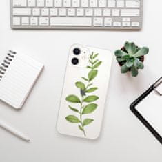 iSaprio Silikónové puzdro - Green Plant 01 pre Apple iPhone 12