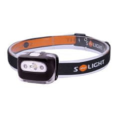 Solight Solight čelová LED svietidlo, 3W plus červené svetlo, 3x AAA WH27