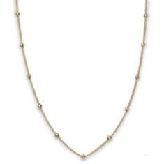Rosefield Pozlátený oceľový náhrdelník s guličkami Iggy JDCHG-J057