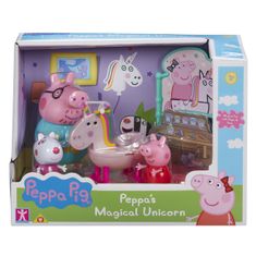 Peppa Pig Prasátko Pig sada Jednorožec - 3 figurky a doplňky