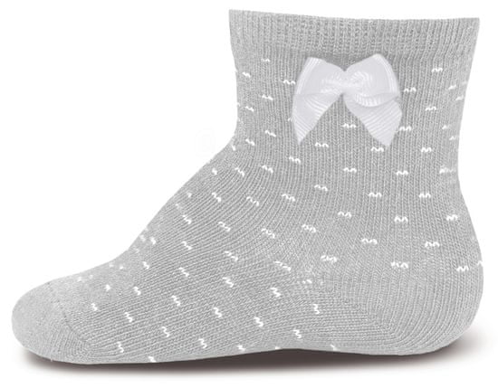 EWERS dievčenské ponožky s mašličkou a bodkami 20530_2