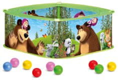 Bino Máša a Medveď Bazénik s balónikmi