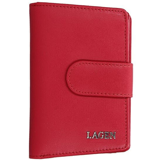 Lagen Dámska kožená peňaženka 50313 Red