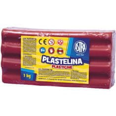 Astra Plastelína 1kg Ružová tmavá, 303111008