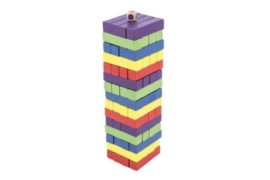 Rappa Hra veža drevená 60ks farebná