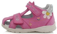 Ponte 20 dievčenské kožené sandále PS121-DA05-1-652, 23, ružová