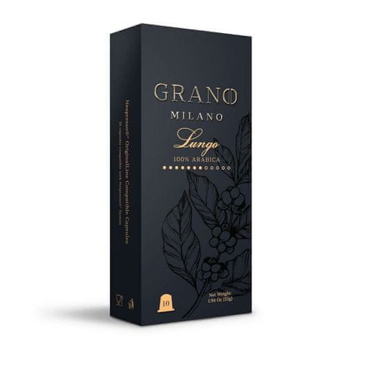 Grano Milano Káva LUNGO (10 kávové kapsule)