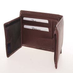 Delami Pánska kožená peňaženka Fábio, hnedá