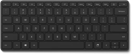 Microsoft Bluetooth Designer Compact Keyboard, CZ/SK, čierna (21Y-00014) - rozbalené