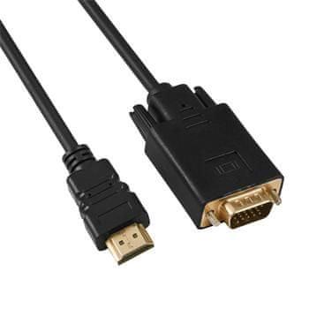 PremiumCord Kábel s HDMI na VGA prevodníkom, dĺžka kábla 2 m khcon-50 - rozbalené