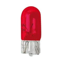 LAMPA Žiarovka W5W červená T10