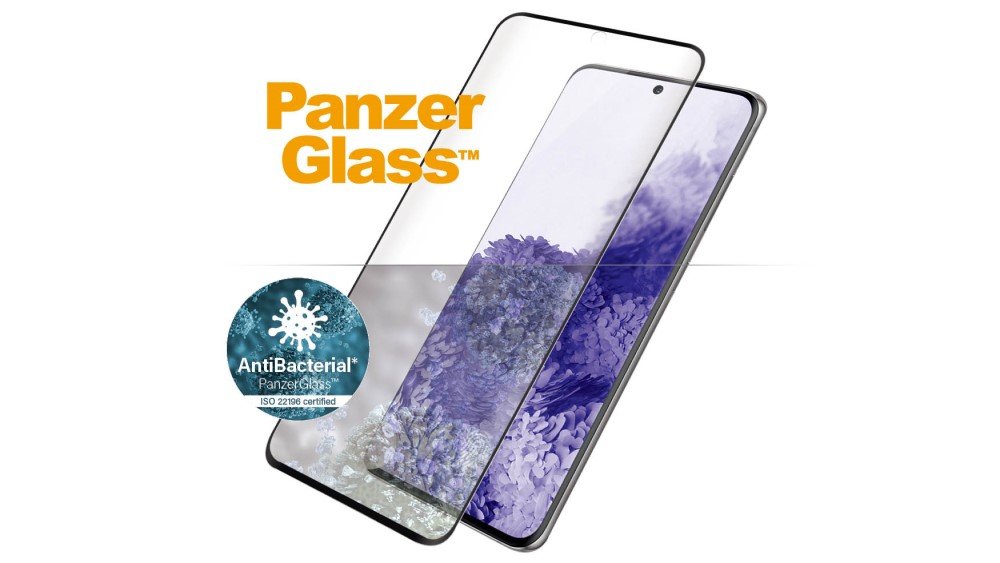 PanzerGlass Premium AntiBacterial pre Samsung Galaxy S21 Ultra 7258, čierne