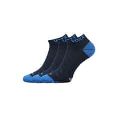 Voxx 3PACK ponožky bambusové tmavo modré (Bojar) - veľkosť S