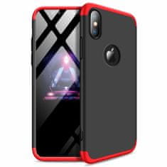 GKK Ochranné puzdro GKK 360 - Predný a zadný kryt celého mobilu pre Apple iPhone XS Max - Červená KP9554