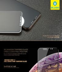 2.5D 100% súkromie - ochranné tvrdené sklo Gorilla Type (0,2 mm) iPhone 6 / 6S - čierne