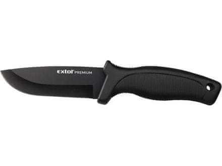 Extol Premium Lovecký nôž (8855300) 230/110mm, antikoro, nylonové puzdro na opasok