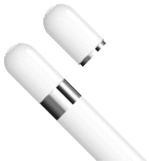FIXED Náhradná čiapočka Pencil Cap pre Apple Pencil 1. generácie FIXPEC, biela