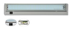 MDTools Dielenská lampa 42 x SMD, 10 W, šírka 58 cm, strieborná
